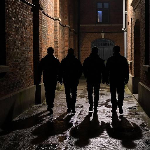 Mysterious Night in a Dark Alley