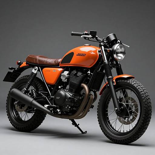 Custom Honda CB125S with Retro Flair