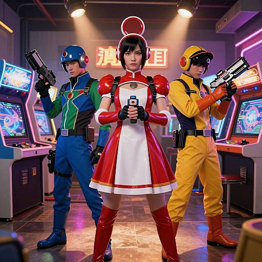 Futuristic Post-Apocalyptic Tokyo Scene