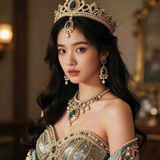 Ornate Hyperreal 35mm Elegant Portrait