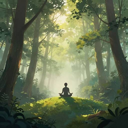 Peaceful Forest Meditation at Dawn