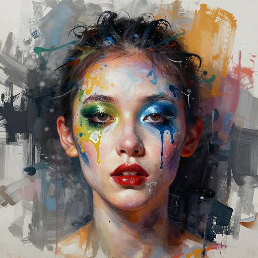 Avant-Garde Trashy Makeup Art