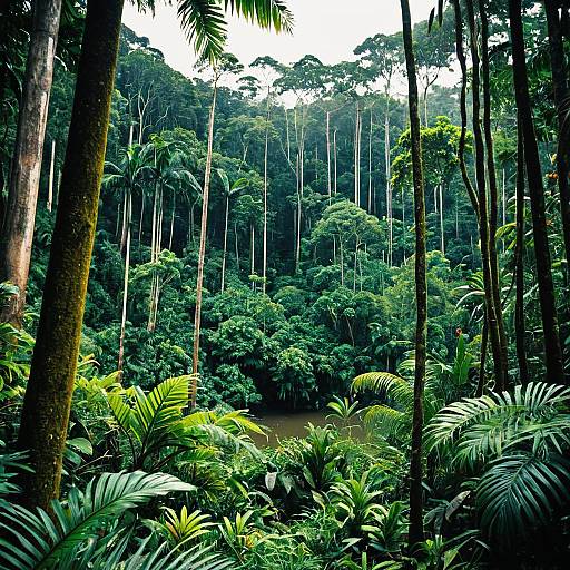 Lush Tropical Rainforest Landscape