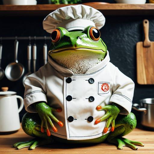 Frog Chef in Kitchen