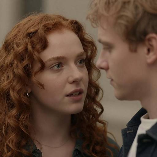 Intimate Close-Up of a Young Couple