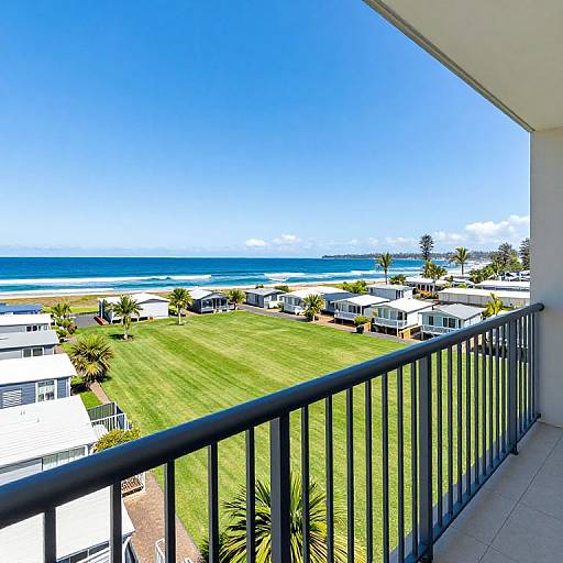 Panoramic Balcony View of Eden Beachfront