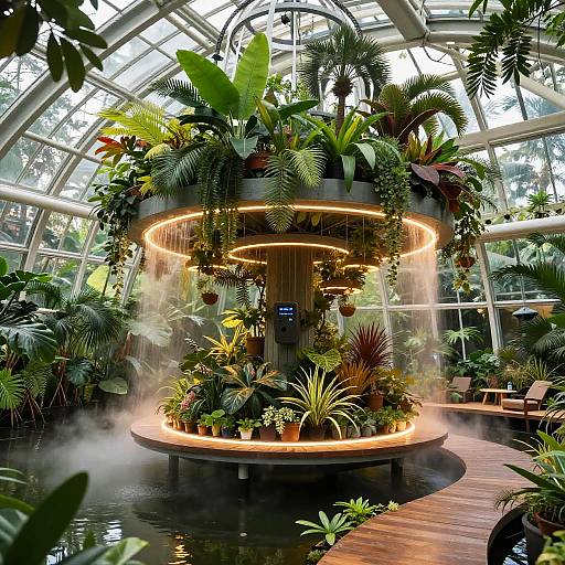 Canopy Healing Conservatory in Mangrove Lagoon