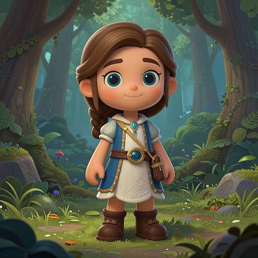 Enchanted Forest Digital Artwork