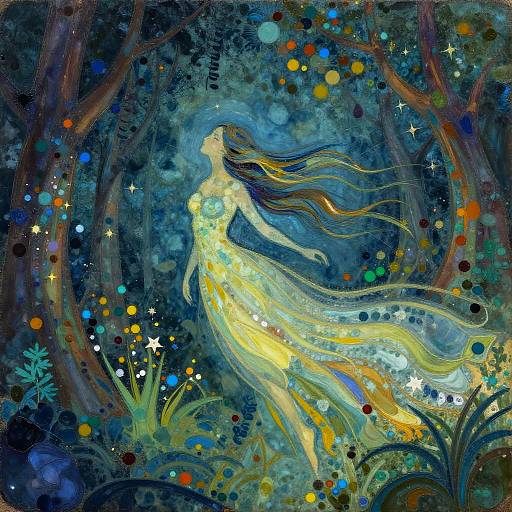 Enchanted Forest Wind Spirit Texture