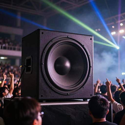 Giant Subwoofer at Concert Arena