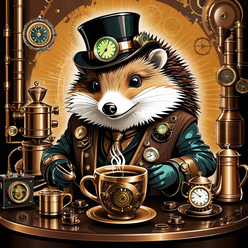 Time-Traveling Hedgehog in Steampunk World