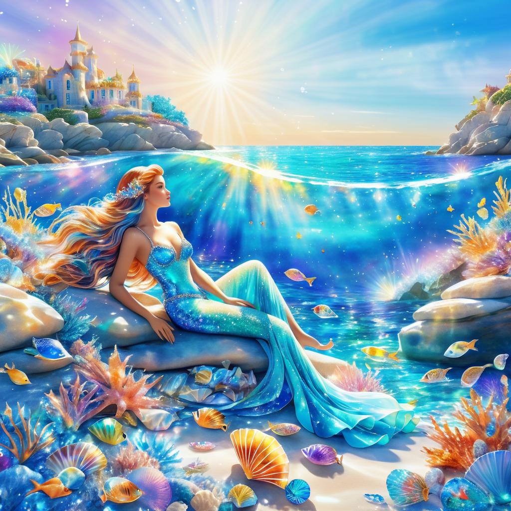 Enchanting Mermaid by the Shore