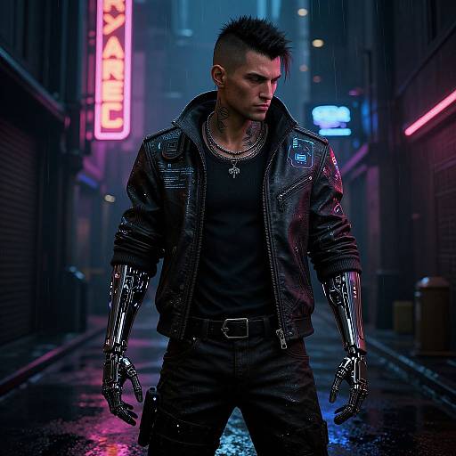 Cyberpunk 2077 Male Character Creation