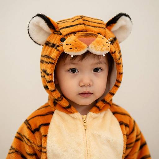 Child in Tiger Costume