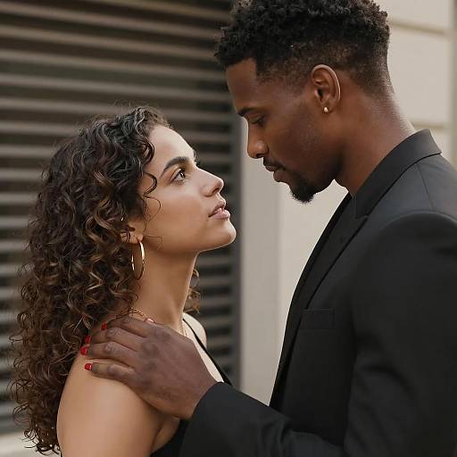 Intimate Moment Between Couple