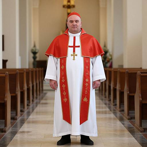 Plus Size Pope Costume Man