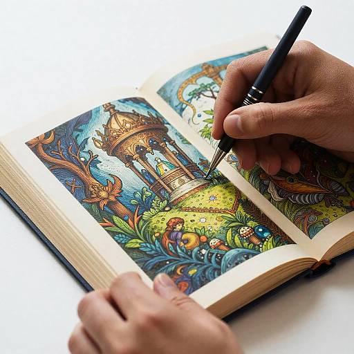 Crystal-Clear Fantasy Book Illustration