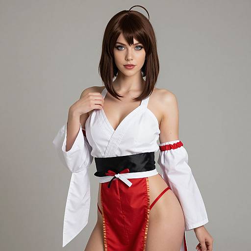 Realistic Sexy Akiko Yosano Cosplay