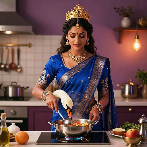 Artistic Full-Body Portrait of Gayatri