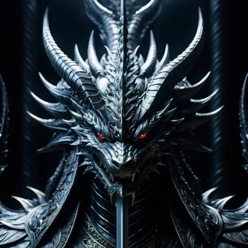 Ultra-Realistic Fierce Dragon Portrait