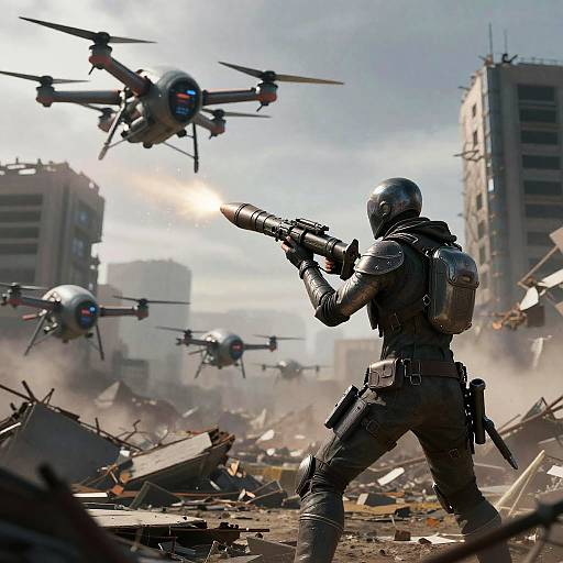 Psionic Rebel vs Drone Swarm