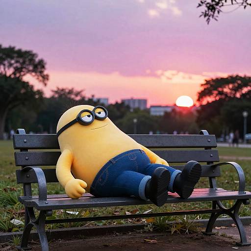 Big Chungus Watching Sunset