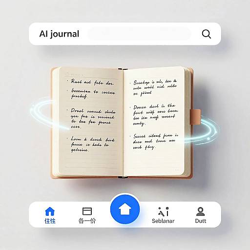 AI-Powered Virtual Journal Interface