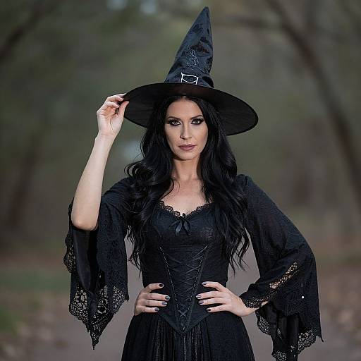 Black Mystic Witch Woman Costume