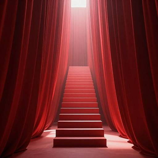 Ethereal Floating Staircase to Unknown Realm