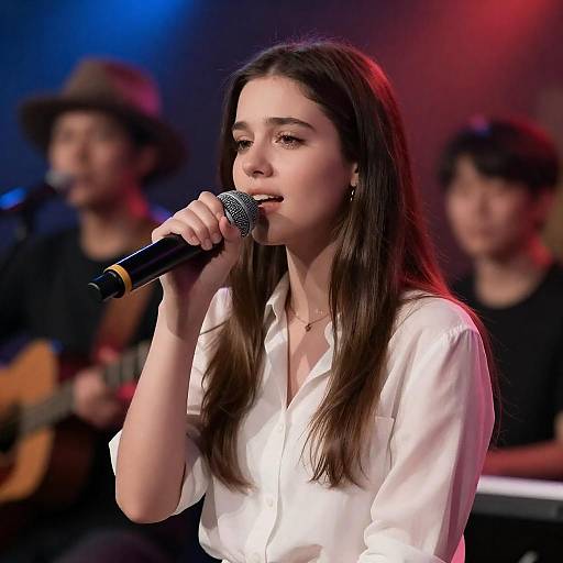 Vibrant Live Performance Portrait