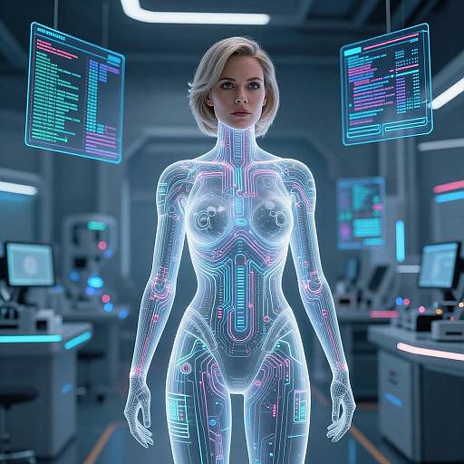 Cybill, Holographic AI in Lab
