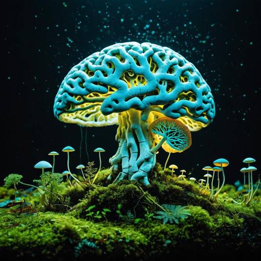 Eco-Friendly AI Brain with Bioluminescence Eco-Friendly AI Brain with Bioluminescence