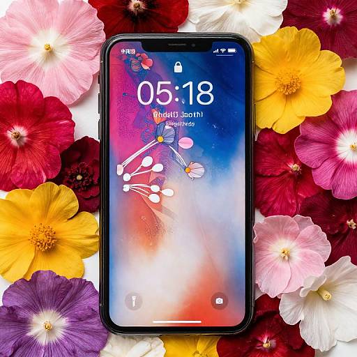 Colorful Floral Petals Wallpaper