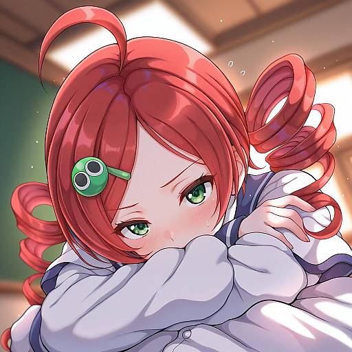 Illustration of Andou ringo, puyopuyo in the style of Daram (shappydude)