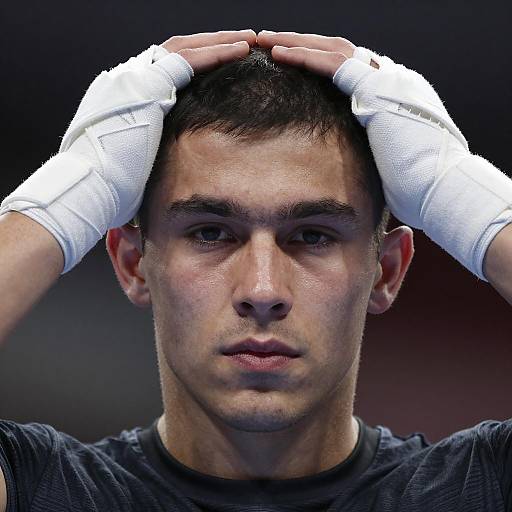 Close-Up of a Young Man in Shadow
