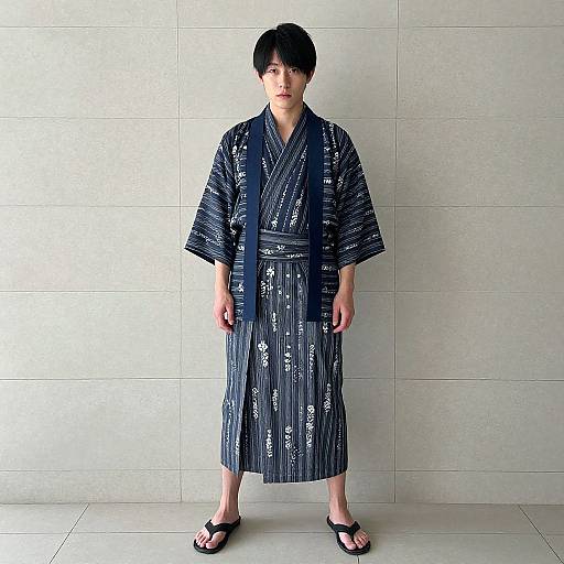 Realistic Japanese Male Casual Costume