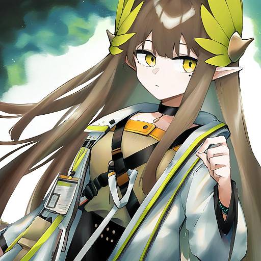 Illustration of Muelsyse (arknights), arknights in the style of Bibi02