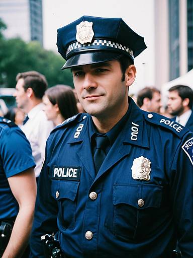 Male Police Officer Portrait