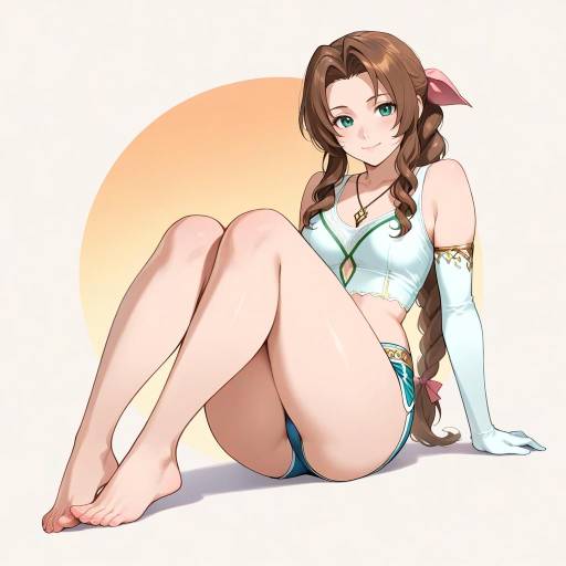 Enchanting Aerith in Misty Valley