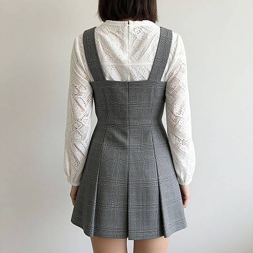 Preppy Two-Piece Fashion Back View