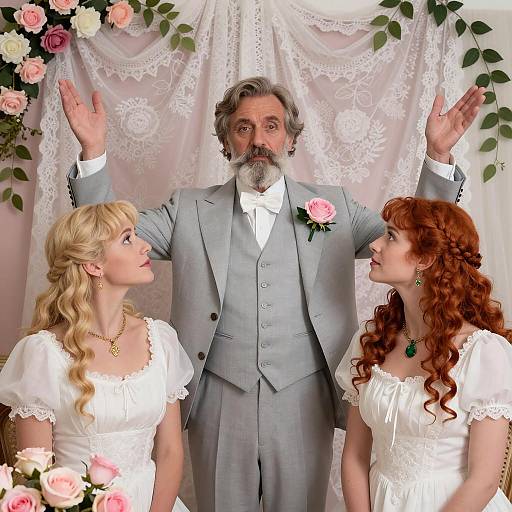 Victorian Elegance: A Floral Gathering