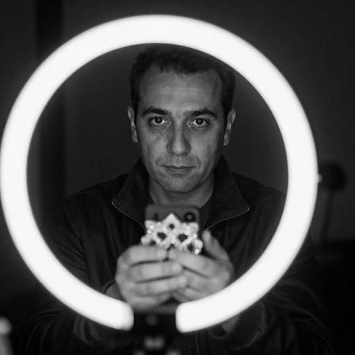 Haloed Portrait of Man with Ornament