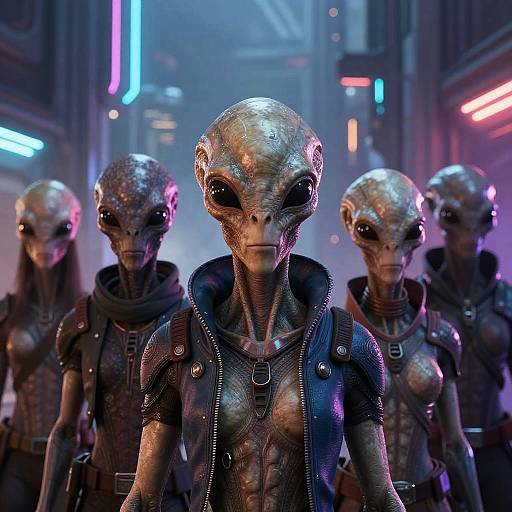 Quarians Revealed in Neon City