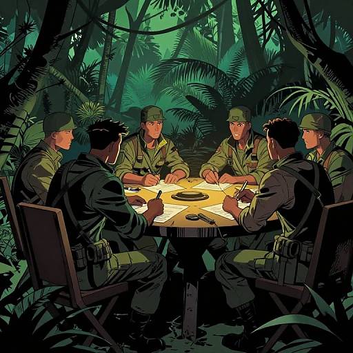 Cyberpunk Jungle Resistance Plotting