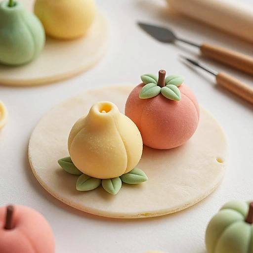 Realistic Miniature Dough Fruit Art