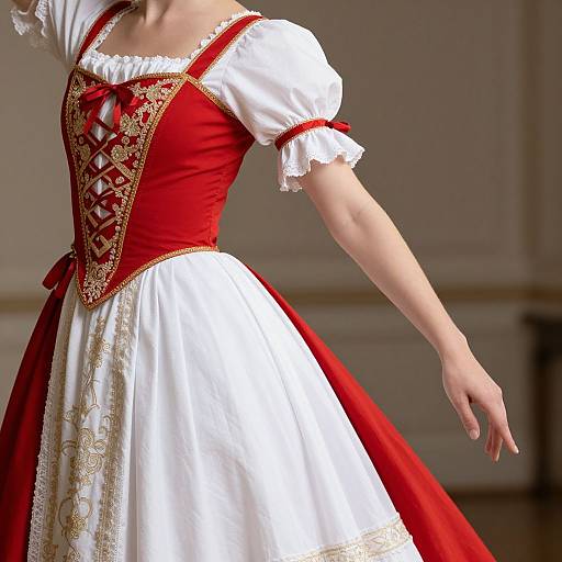 Close-Up Traditional Ballet Costume