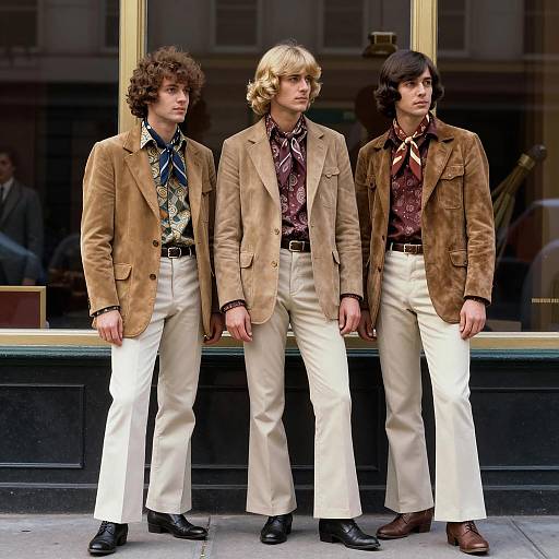 Vintage 1970s Menswear Fashion Editorial