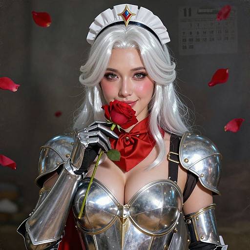 Ultra-Detailed Portrait of Armored Woman