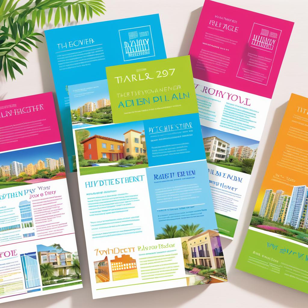 Passover Real Estate Trends Pamphlet Design