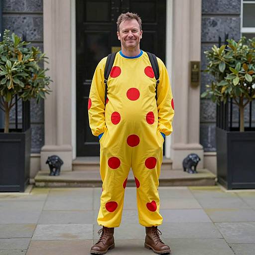Bright Costume Portrait of a Man